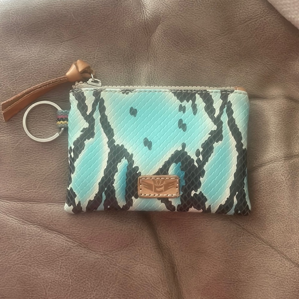 Consuela Carmen Snakeskin Teeny Pouch
